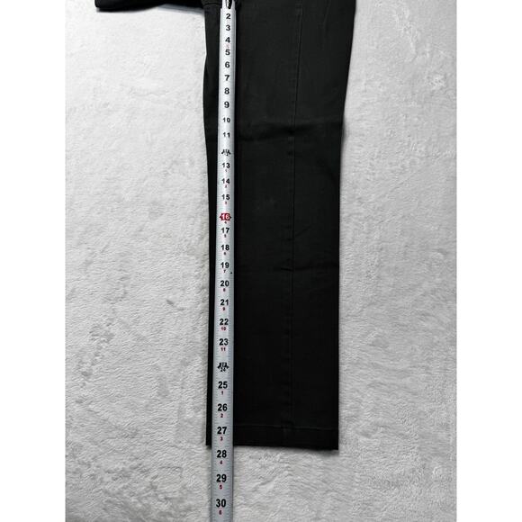 Copied - 209WST38 Elastic Band Stretch Pants W/Front Zippers Olive Green Size Sm - Picture 4 of 7